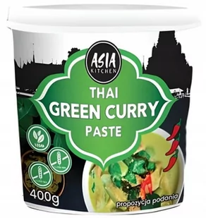 Pasta curry zielona 400g Asia Kitchen - Kuchnie świata - miniaturka - grafika 1