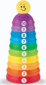 Zabawki kreatywne - Fisher Price Okrągłe Kubeczki Do Ustawiania - miniaturka - grafika 1