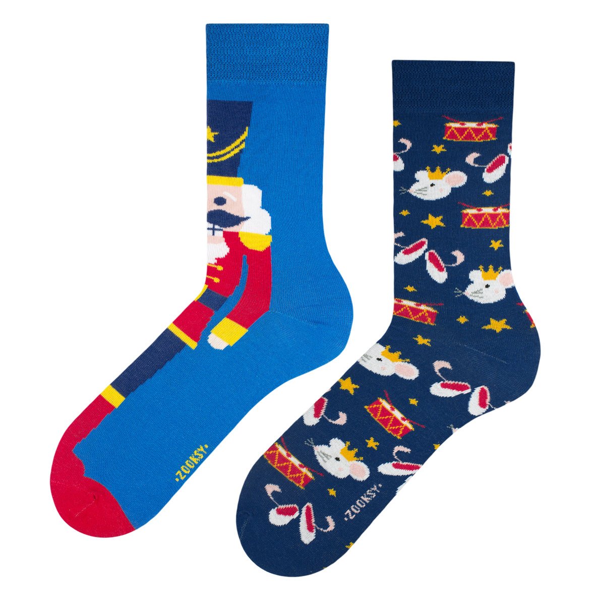 Skarpetki Świąteczne damskie ZOOKSY 36-40 śmieszne kolorowe zimowe długie