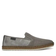 Półbuty męskie - Półbuty Rieker B5265-43 Szary - miniaturka - grafika 1