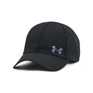 Czapki męskie - Męska Czapka z daszkiem UNDER ARMOUR M ISO-CHILL LAUNCH ADJ 1383477-001 – Czarny - miniaturka - grafika 1