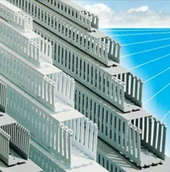 Kanały kablowe - OBO Bettermann Korytko grzebieniowe 15x15mm 2m szary kamień LK4 15015 marki 6178 - miniaturka - grafika 1