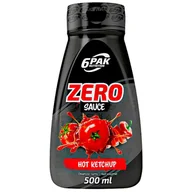 Syropy i koncentraty owocowe - 6PAK Nutrition 6PAK Nutrition Zero Sauce Hot Ketchup 500ml - miniaturka - grafika 1