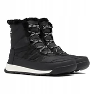 Buty sportowe damskie - Sorel Whitney II Short Lace Wp-black - miniaturka - grafika 1