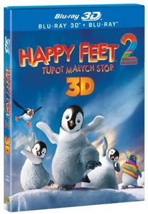 GALAPAGOS Happy feet 2 Tupot małych stóp 3D 2xBlu-Ray) George Miller - Filmy animowane Blu-Ray - miniaturka - grafika 1