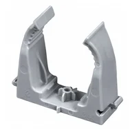 Kanały kablowe - Uchwyt otwarty typ U do rur, średnica 16mm, PA6, do osadzaka SC40, SC40II (100 szt.) - miniaturka - grafika 1