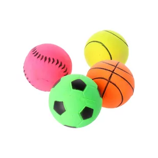 Dingo zabawka dla psa piłka neonowa 6 cm - Zabawki dla psów - miniaturka - grafika 1