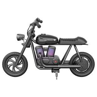 Motocykl elektryczny dla dzieci HYPER GOGO Pioneer 12 Plus, 21,9 V 5,2 Ah 160 W, opony 12'x3', 12 km - czarny - Motocykle - miniaturka - grafika 1