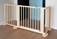 Zabezpieczenia dla dzieci - BARIERKA OCHRONNA BRAMKA ZABEZPIECZAJĄCA SCHODY KOMINEK PODSTAWKI DO 163 cm - miniaturka - grafika 1