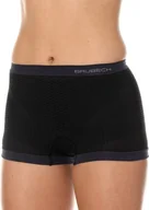 Bielizna sportowa damska - Brubeck Bokserki damskie BX11150 czarne r. S - miniaturka - grafika 1