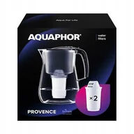 Dzbanki filtrujące - Dzbanek filrujący Aquaphor Provence 4.2 l z 2 wkładami. A5, czarny - miniaturka - grafika 1