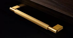 Uchwyt meblowy podłużny Arpa 320 Aluminiowy Złoty Szczotkowany - Zawiasy, okucia i inne akcesoria - miniaturka - grafika 1
