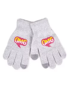 Rękawiczki Dziewczęce Pięciopalczaste Omg Dotykowe 12 Cm - Rękawiczki dla dzieci - miniaturka - grafika 1