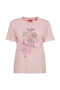 ESPRIT T-shirt damski, 695/Pastel Pink, XL - Koszulki i topy damskie - miniaturka - grafika 1