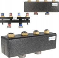 Akcesoria grzewcze - Afriso Rozdzielacz KSV 90-2 do grup pompowych BPG, do 50 kW, dla 2 obiegówA - miniaturka - grafika 1