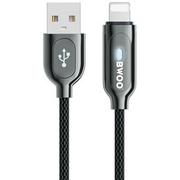 Kable USB - BWOO Kabel USB Lightning BWOO X131L 1m Czarny GSM113484 - miniaturka - grafika 1