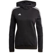 Bluzy damskie - adidas Tiro 21 Sweat Hoodie GM7329 damska bluza czarna - miniaturka - grafika 1