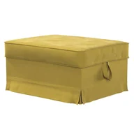 Pokrowce na meble - Dekoria Pokrowiec na podnóżek Ektorp Bromma oliwkowy zielony 60 x 79 x 42 cm Velvet 614-704-27 - miniaturka - grafika 1