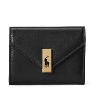 Portfele - Mały Portfel Damski Polo Ralph Lauren 427886734001 Czarny - miniaturka - grafika 1