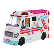 Lalki dla dziewczynek - Barbie - Barbie Karetka Mobilna klinika HKT79 - miniaturka - grafika 1