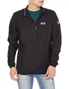Jack Wolfskin Męska kurtka softshell Jwp Wind męska kurtka softshell Czarny S - Kurtki męskie - miniaturka - grafika 1