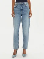 Spodnie damskie - Fracomina Jeansy FP24WVD005D41903 Niebieski Carrot Fit - miniaturka - grafika 1