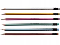 Długopisy - Ołówek trójkatny z gumką Metalik p48 tuba Colorino Kids - miniaturka - grafika 1