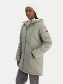 Kurtki damskie - Roxy Kurtka zimowa Better Weather ERJJK03634 Zielony Regular Fit - miniaturka - grafika 1