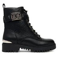 Botki damskie - Trapery Guess FLTORA FAL10 Czarny - miniaturka - grafika 1