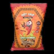 Krakersy - Hot Chip Chilli Strips Limed Habaneros 80g pikantne proteinowe chipsy - miniaturka - grafika 1