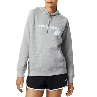 Bluza New Balance WT03810AG - szara - Bluzy damskie - miniaturka - grafika 1