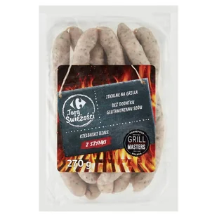 Carrefour Targ Świeżości Kiełbaski białe z szynki 270 g - Kiełbasa i wędliny - miniaturka - grafika 1