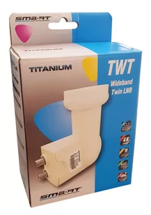 Smart LNB Wide Band Titanium TWT H+V LNBWB-TWT - Rozgałęźniki i multiswitche do TV-SAT - miniaturka - grafika 1