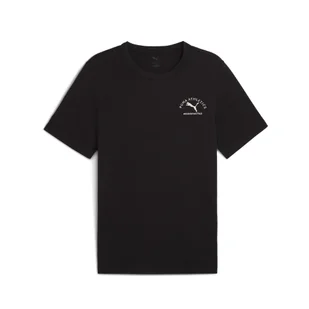 Męska koszulka PUMA Class z grafiką PUMA Black - Koszulki sportowe męskie - miniaturka - grafika 1