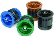 Węże ogrodowe i zraszacze - Dysza 12-HE-VAN, wysokowydajna, regulowana, zasięg 3.70m, brązowa, do głowic serii UNI-Spray i 1800 - miniaturka - grafika 1