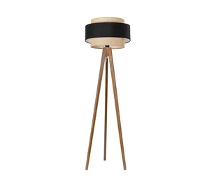 Lampa podłogowa 1xE27/60W/230V dąb/beżowa - Lampy stojące - miniaturka - grafika 1