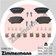 Klocki hamulcowe - Klocki hamulcowe - komplet ZIMMERMANN 22986.170.2 - miniaturka - grafika 1