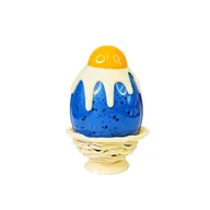 Czekolada - Duża Pisanka z mlecznej i białej czekolady (65g) - miniaturka - grafika 1