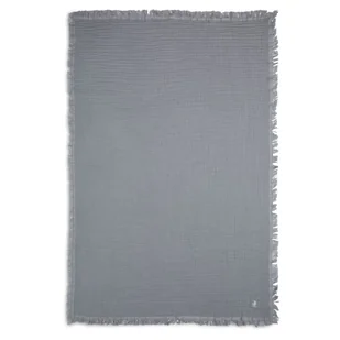 Jollein - Kocyk Muślinowy Hydrophilic Fringe 75 X 100 Cm Storm Grey - Koce i narzuty dla dzieci - miniaturka - grafika 1