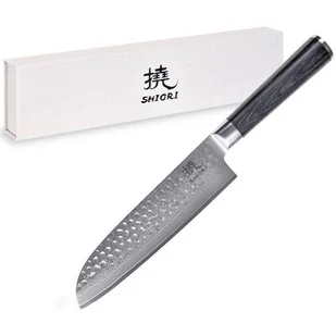 Shiori 撓 Chairo Santoku - uniwersalny, wielozadaniowy nóż szefa kuchni - Noże kuchenne - miniaturka - grafika 1