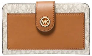 Michael Kors Damska torebka na tablet MD Tab Pckt Bifold Hand Bag, Wanilia/Acrn, jeden rozmiar - Portfele - miniaturka - grafika 1