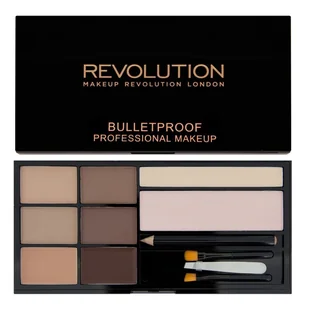 Makeup Revolution Ultra Brow Palette paleta do stylizacji brwi Fair Medium - Akcesoria i kosmetyki do stylizacji brwi - miniaturka - grafika 2