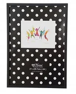 Ramki na zdjęcia - Ramka aluminium A4 21 x 29,7 cm CZARNA - miniaturka - grafika 1