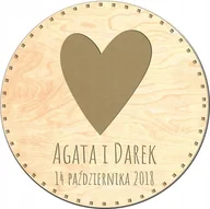 Magnesy - Podziękowanie dla gości ślub, wesele magnes mk19 - miniaturka - grafika 1