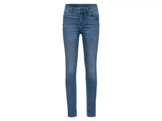 Spodnie damskie - ESMARA ESMARA Jeansy damskie Super Skinny Fit z bawełną (36, Ciemnoniebieski) 4055334540858 - grafika 1