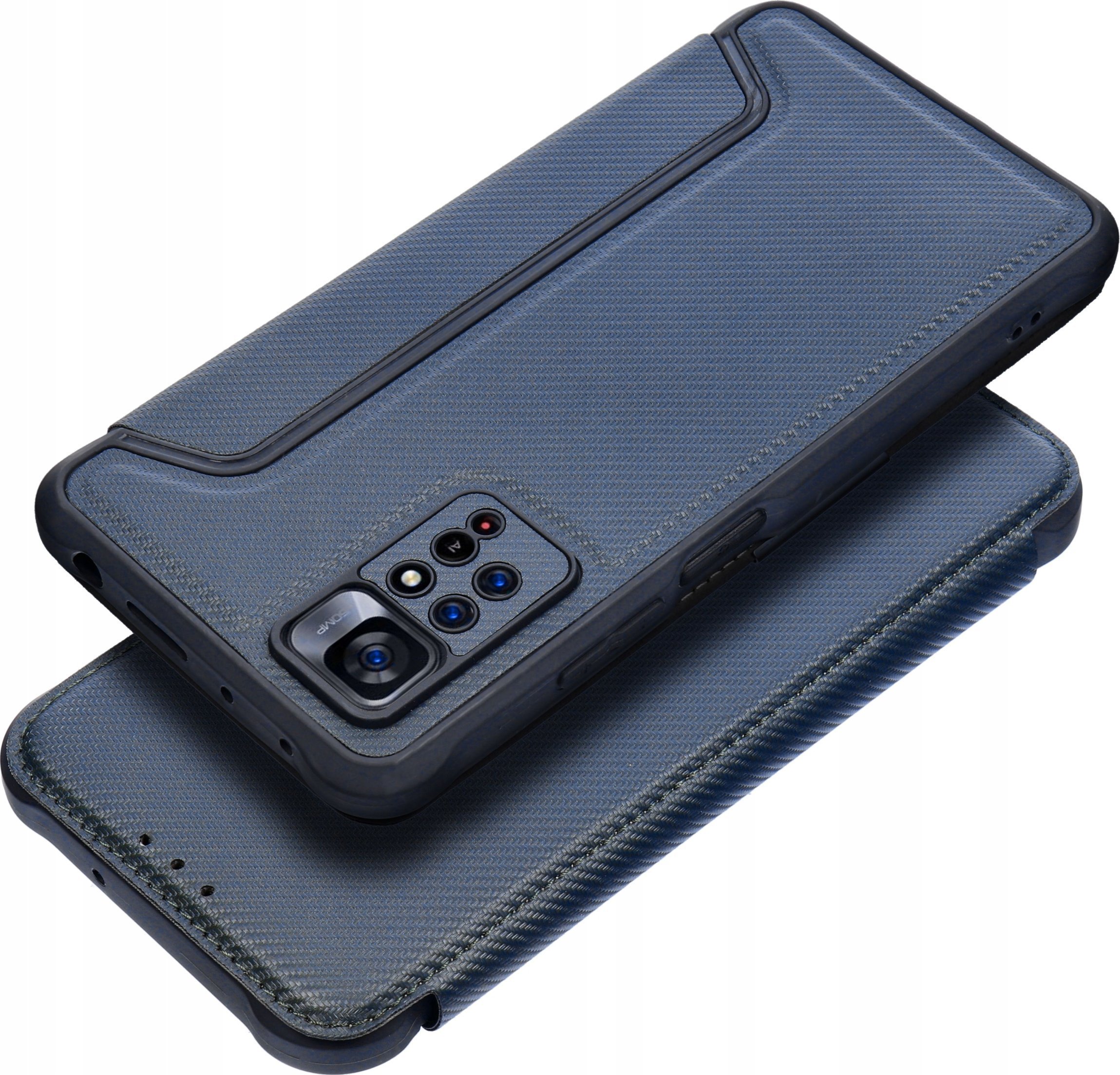 OEM Kabura RAZOR Book do XIAOMI Redmi Note 13 Pro 4G / POCO M6 Pro 4G niebieski