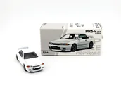 Samochody i pojazdy dla dzieci - POP RACE PR64-157 Nissan Skyline GTR R32 Crystal White PR640157 1:64 - miniaturka - grafika 1