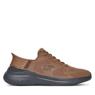 Sneakersy męskie - Sneakersy Skechers Bounder 2.0-Emerged 232459/BRBK Brązowy - miniaturka - grafika 1