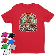 Koszulki męskie - Koszulka T-Shirt Dziecięca Z Nadrukiem Five Nigts At Freddy -L 146-152 - miniaturka - grafika 1