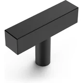 Zawiasy, okucia i inne akcesoria - 5 sztuk uchwytów do szafek kuchennych ze stali nierdzewnej, czarne gałki meblowe, gałki do drzwi szafek - miniaturka - grafika 1